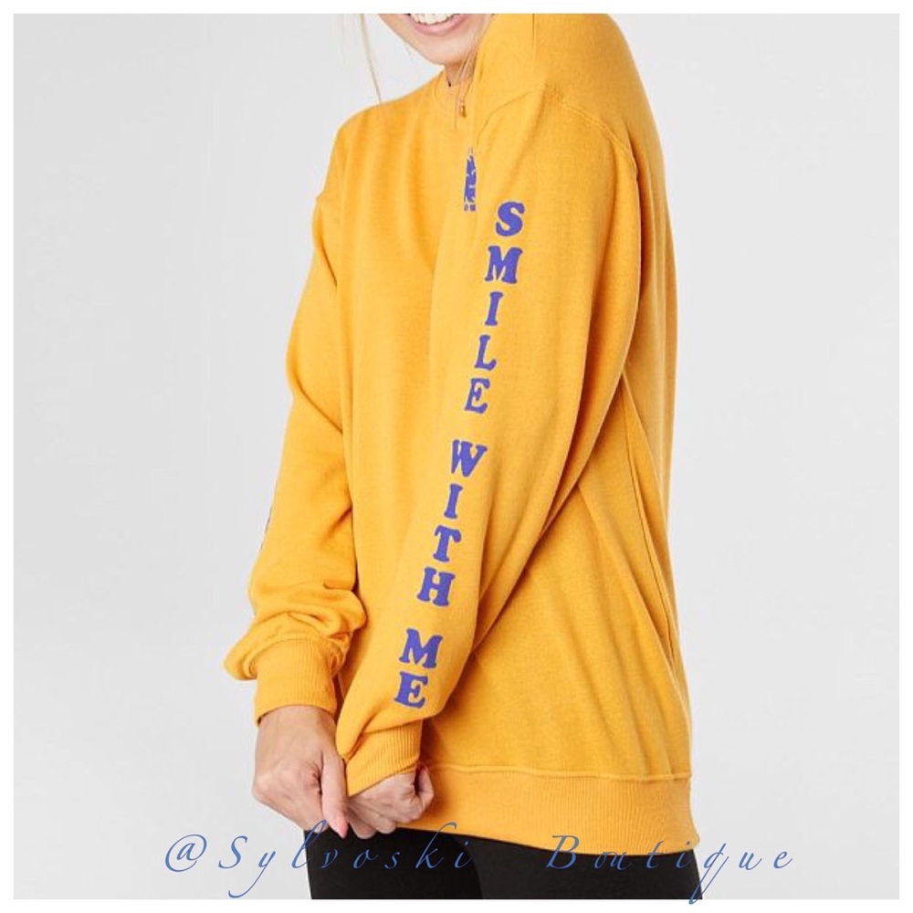 🔥Billabong Smile With Me Sweatshirt NWT - Picture 3 of 5